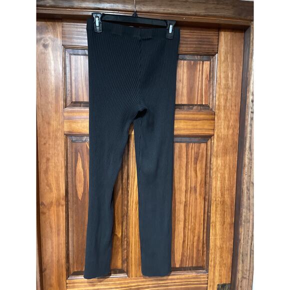 KOTN WOMENS NILE RIBBED PANT BLACK MEDIUM - Picture 7 of 8